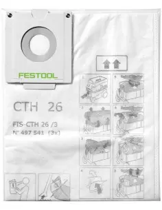 Sac filtre de sécurité FIS-CTH 48/3 - Festool