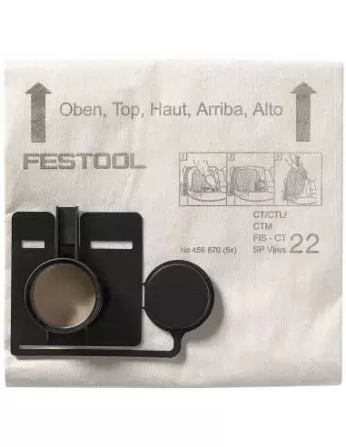 Sac filtre FIS-CT 22 SP VLIES/5 - Festool
