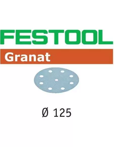 Abrasifs STF D125/8 P100 GR/100 - Festool