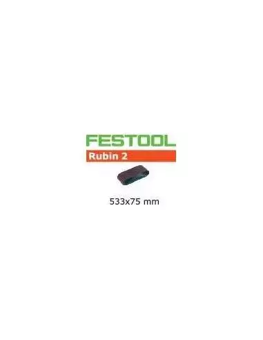 Bande abrasive L533X 75-P100 RU2/10 - Festool