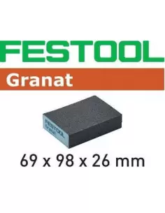 Éponge de ponçage 69x98x26 60 GR/6 - Festool