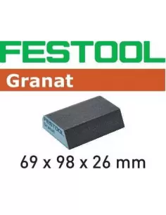 Éponge de ponçage 69x98x26 120 CO GR/6 - Festool
