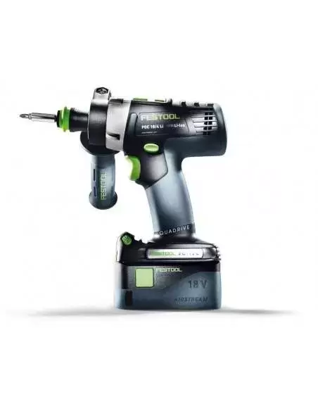 Perceuse-visseuse à percussion sans fil PDC 18/4 Li 5,2-Plus QUADRIVE - Festool