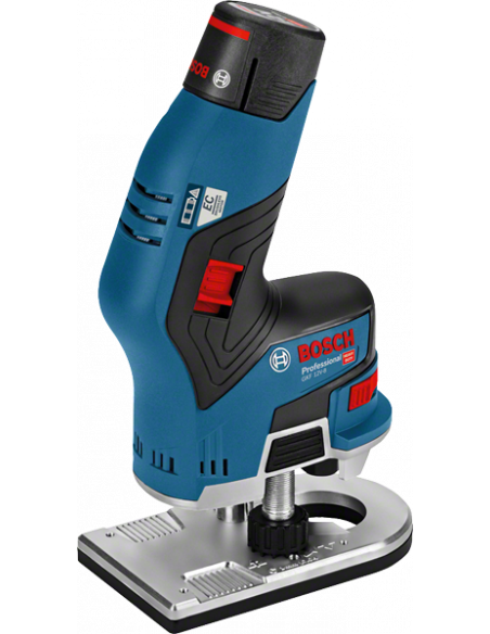 Affleureuse sans fil GKF 12V-8 2 batteries 3,0 Ah L-BOXX - Bosch