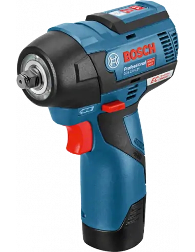 Boulonneuse à chocs sans fil GDS 12V-115, 2x3,0Ah, L-BOXX - Bosch