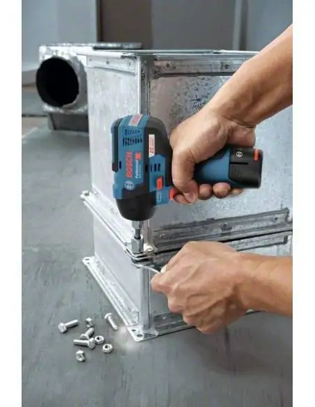 Boulonneuse à chocs sans fil GDS 12V-115, 2x3,0Ah, L-BOXX - Bosch