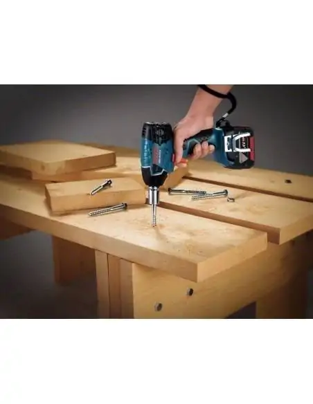 Boulonneuse à chocs sans fil GDS 14,4 V- LI, 2 batteries Li-Ion 4,0 Ah, L-BOXX - Bosch