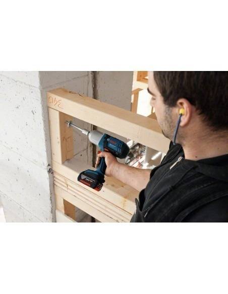 Boulonneuse à chocs sans fil GDS 18 V-LI HT, 2 batteries 5,0 Ah, L-BOXX - Bosch