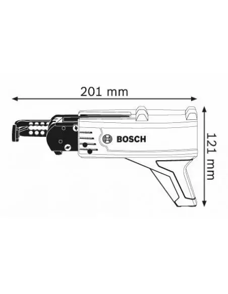 Chargeur de vis en bande MA 55 pour visseuse plaquiste - Bosch
