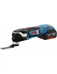 Découpeur-ponceur sans fil GOP 18V-28 + 16 accessoires, 2 batteries 5,0 Ah, L-BOXX - Bosch