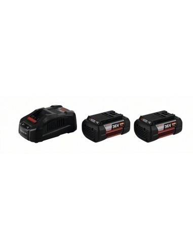 Pack 2 batteries GBA 36V 6.0 Ah + chargeur GAL 3680 CV - Bosch