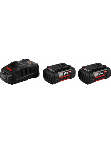 Pack batterie 2 x GBA 36 V 4,0 Ah H-C + chargeur GAL 3680 CV - Bosch