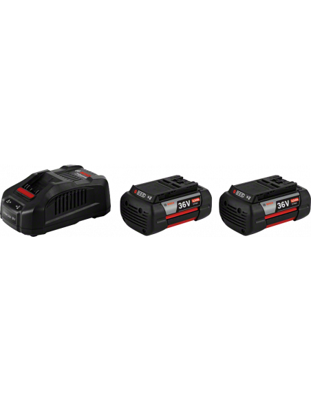 Pack batterie 2 x GBA 36 V 4,0 Ah H-C + chargeur GAL 3680 CV - Bosch