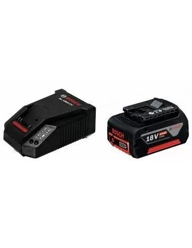 Pack batterie GBA 18V 4.0 Ah + chargeur AL 1860 CV - Bosch