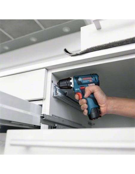 Perceuse-visseuse sans-fil GSR 12V-20, 2 batteries 3,0Ah, L-BOXX - Bosch