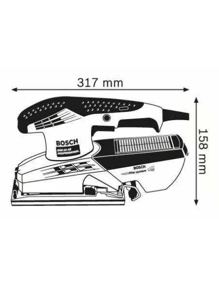 Ponceuse vibrante GSS 23 AE - Bosch