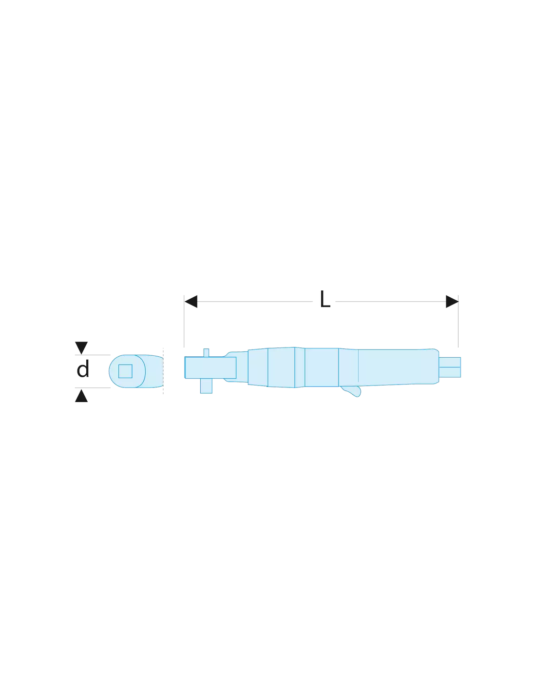 Cliquet 1/4 sans fil 10.8V 2.0 (sans batterie) - CL3.R10RD - Facom