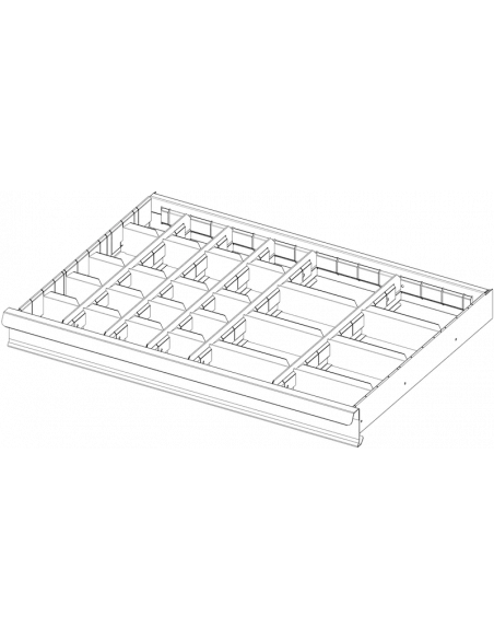 Jeu de 27 cloisons pour tiroir de 75 mm - 2930.C2 - Facom