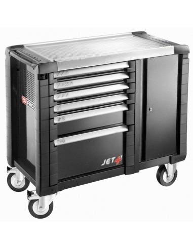 Etabli mobile JET+ 6 tiroirs - 3 modules par tiroir - JET.T6GM3 - Facom