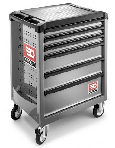 Servantes ROLL 6 tiroirs - 3 modules par tiroir - ROLL.6GM3 - Facom