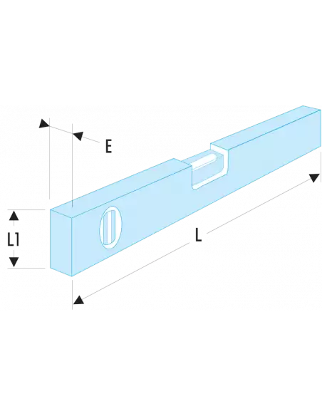 320B - Niveaux standards, 1 semelle usinée - 320B.40 - Facom