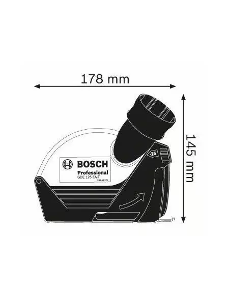 Système d’aspiration de poussière GDE 125 EA-T - Bosch