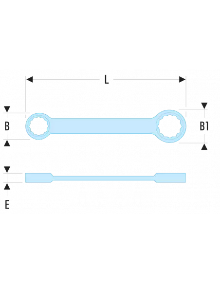 59 - Clés polygonales droites métriques - 59.10X11 - Facom