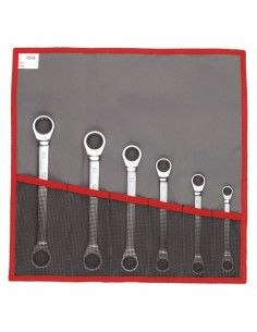 64 - Jeux de clés polygonales à cliquet droites métriques et pouces - 64.JE6T - Facom