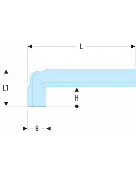 92A - Clés en tube coudées métriques - 92A.4 - Facom