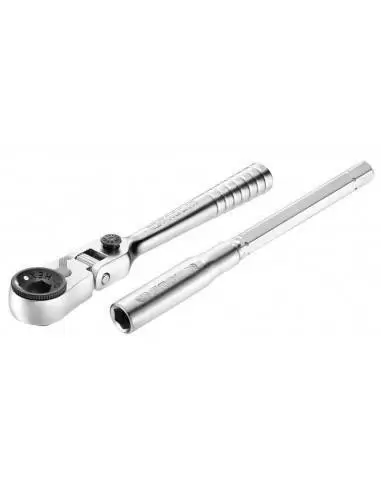 Cliquet 1/4'' ultra-compact tête flexible 180° pour embouts 1/4" - R.180 - Facom