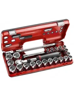 Coffret DBOX cliquet extensible 1/2” - douilles 1/2" 6 pans métriques - SXL.DBOX2 - SXL.DBOX2 - Facom