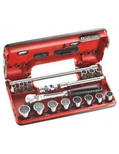 Coffret DBOX douilles 3/8" 12 pans métrique - JL.DBOX112 - JL.DBOX112 - Facom