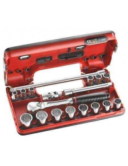 Coffret DBOX douilles 3/8" 12 pans métrique - JL.DBOX112 - JL.DBOX112 - Facom