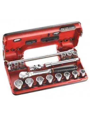 Coffret DBOX douilles 3/8" 6 pans métrique - JL.DBOX1 - JL.DBOX1 - Facom