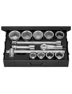 Coffret douilles 1" - 6 pans mètriques - M.423E - M.423E - Facom