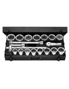 Coffret douilles 1" - 6 pans métriques - M.431E - Facom