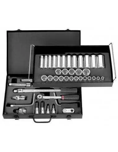 Coffret douille 1/2 - 3/4 - Facom SK.452U : Outillage à main FACOM - Promeca