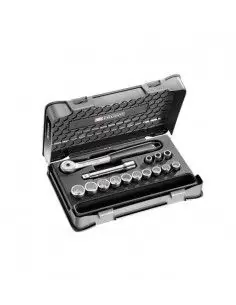 Coffret douilles 1/2" 12 pans métriques - 15 pièces - S.151-1P12 - S.151-1P12 - Facom