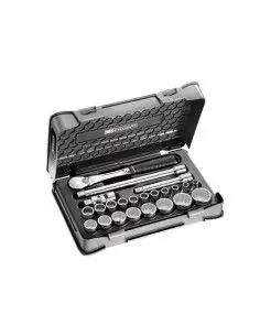 Coffret douilles 1/2" 12 pans métriques - 23 pièces - SL.161-3P12 - SL.161-3P12 - Facom