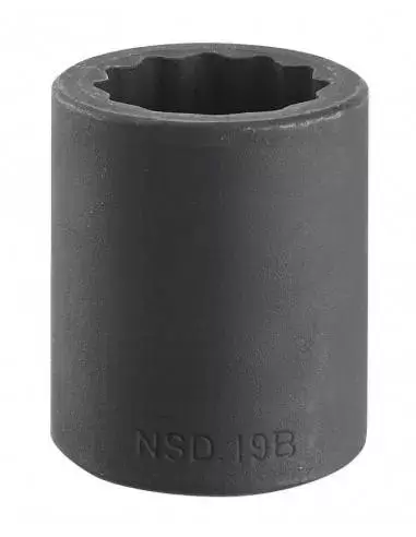 NSD.B - Douilles impact 1/2” 12 pans métriques - NSD.14B - Facom