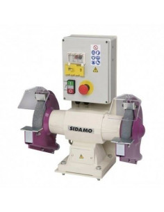 Touret à meuler avec frein 126 FR D. 200 mm - 400V 750W - 20113034 - Sidamo