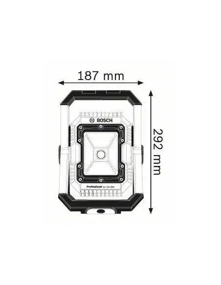 Lampe sans fil GLI 18V-1900 solo (boite carton) - Bosch