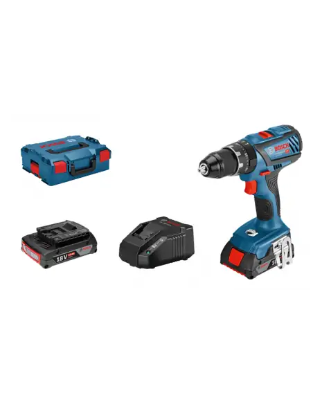 GSB 18V-28, 2 batteries x 2,0 Ah, AL 1820 CV, L-BOXX - Bosch