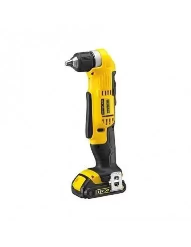 Perceuse d'angle XR 18V 1.5Ah Li-Ion - 1 batterie - coffret - DCD740C1 - Dewalt