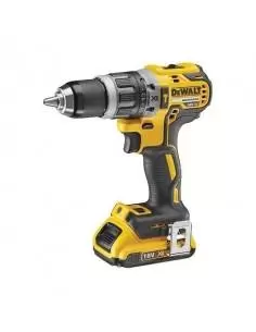 Perceuse visseuse percussion Compact XR 18V 2Ah Li-Ion Brushless - 2 batteries - coffret - DCD796D2 - Dewalt