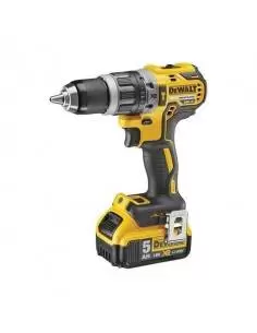 Perceuse visseuse percussion Compact XR 18V 5Ah Li-Ion Brushless - 2 batteries - coffret - DCD796P2 - Dewalt