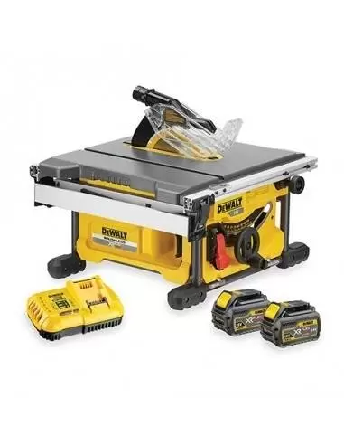 Scie à table XR FLEXVOLT 54V 2Ah Li-Ion Brushless 210mm - 2 batteries - DCS7485T2 - Dewalt