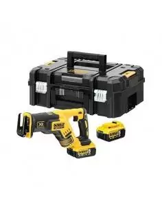 Scie sabre Compact XR 18V 5Ah Li-Ion Brushless - 2 batteries - coffret TSTAK - DCS367P2 - Dewalt