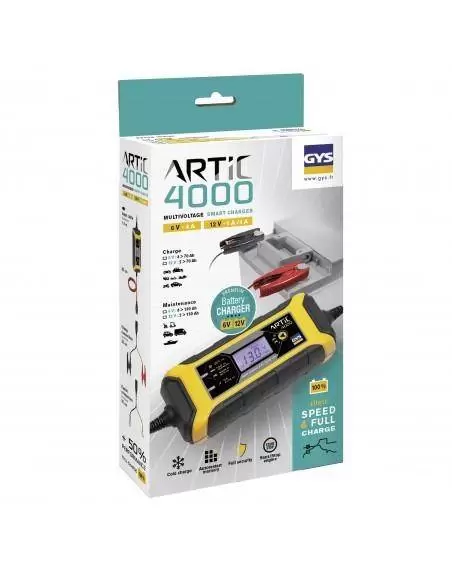 Chargeur batterie 6/12V ARTIC 4000 - 029583 - GYS