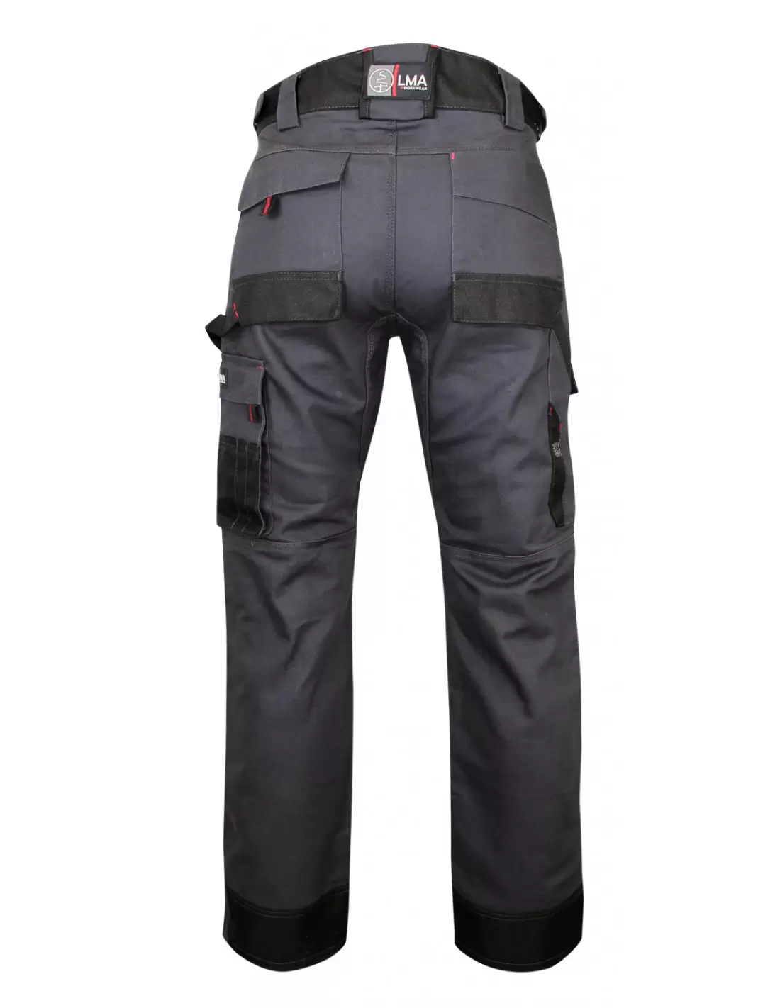 Pantalon de travail multipoches à genouillères Gris/Noir | 1261 ARG